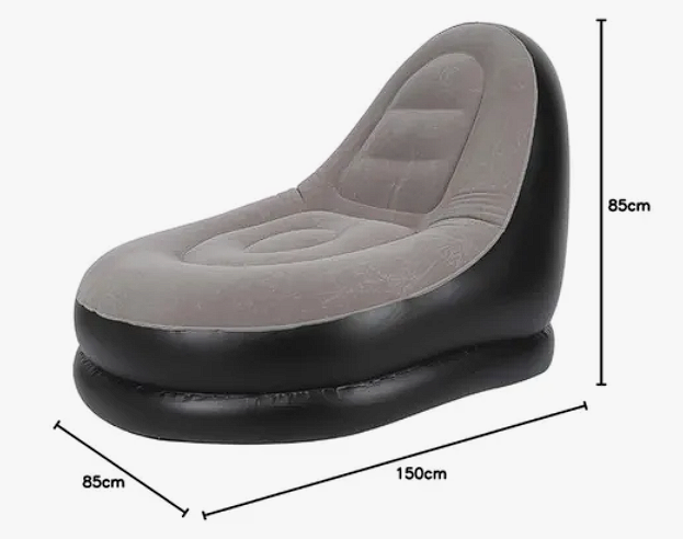 Silla De Descanso Inflable Para Adultos, Sofa Plegable Porta
